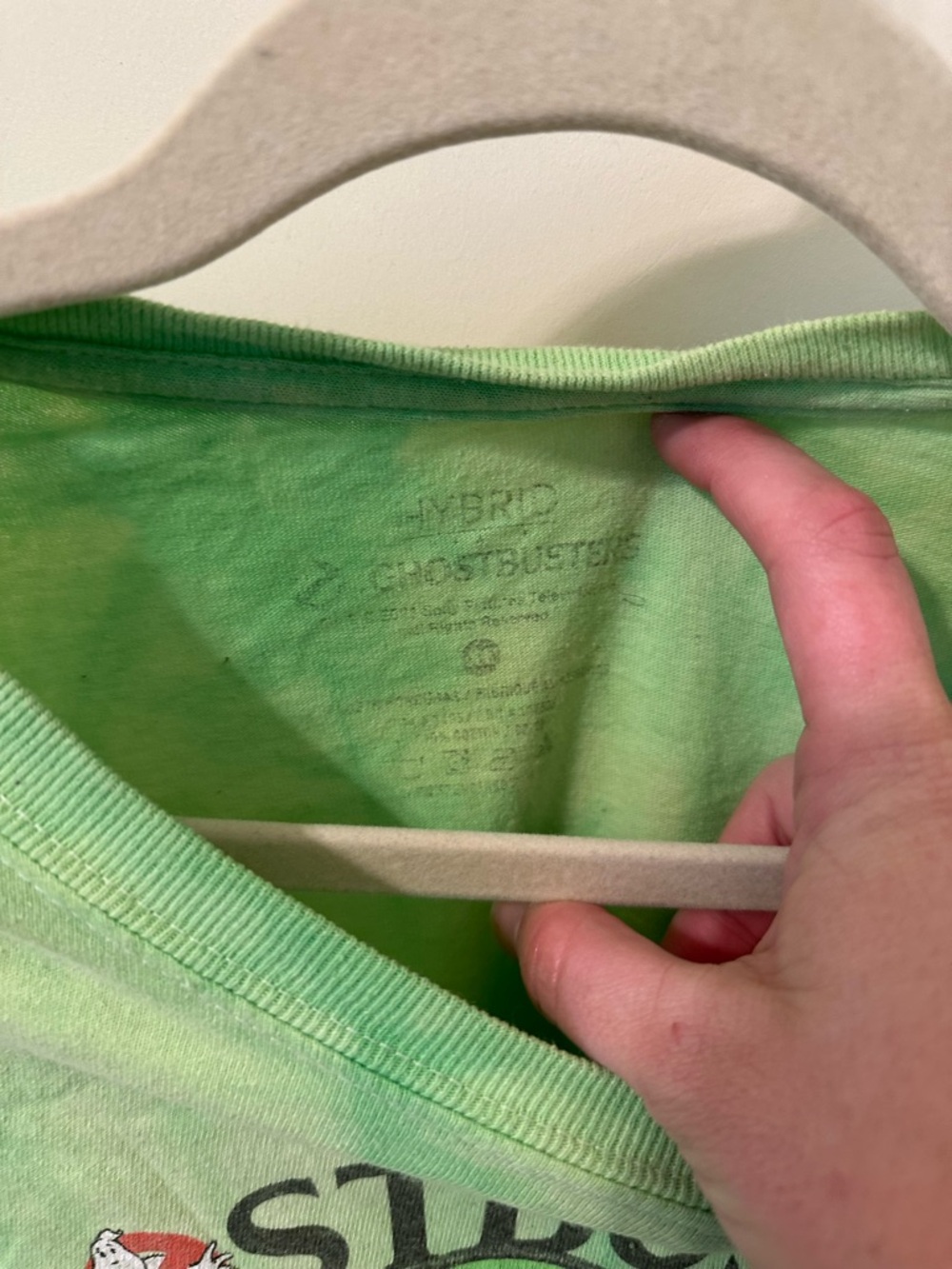 Ghostbusters slimer shirt - Picture 4 of 5